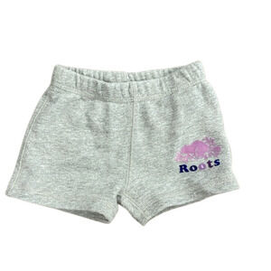 Roots baby 6-12 month shorts in grey